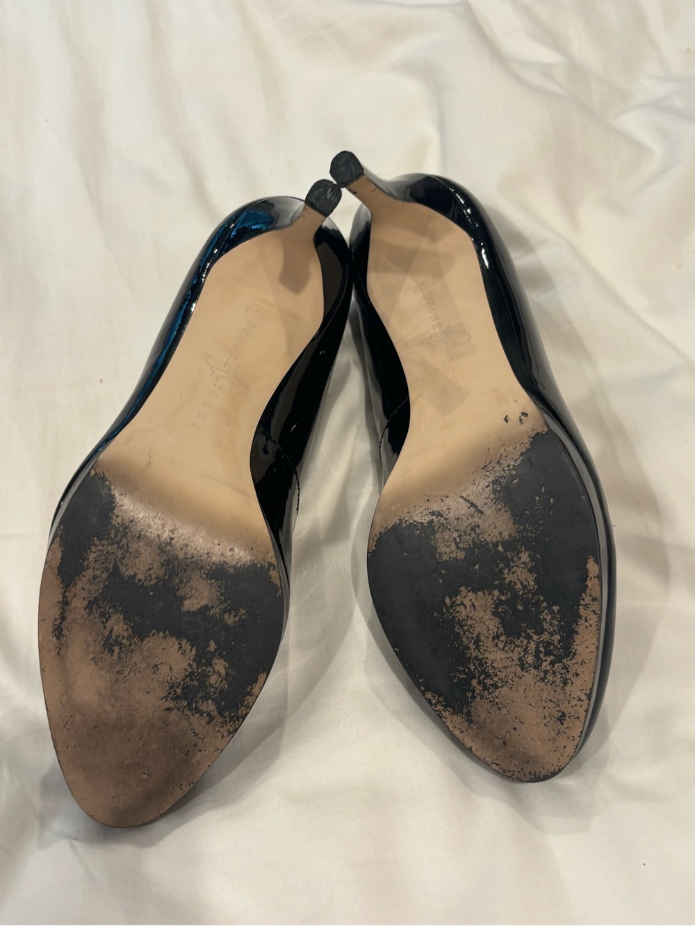 Ivanka Trump Black Patent Leather High Heel Pumps - Picture 3 of 13